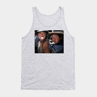 Colorized vintage Friends in Bolivia Tank Top